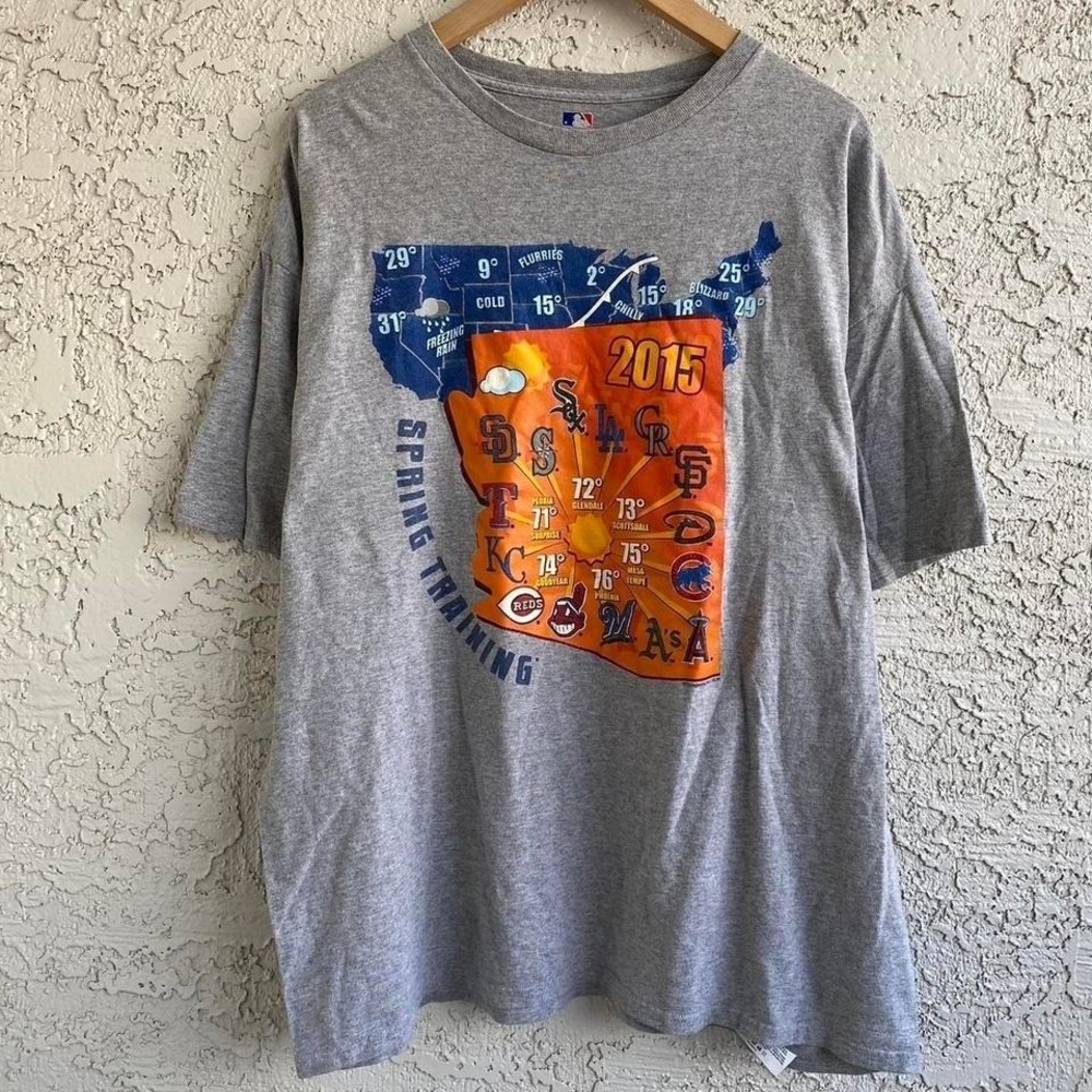 Vintage MLB 2015 Spring Training Arizona Cactus‎ League T-Shirt Size XXL